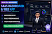 develop saas dashboard and web applications