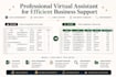 multilingual VA, excel data, translation, video editing, spanish