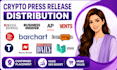 crypto press release distribution on top websites