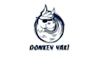 design donkey body face logo