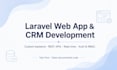 build a custom laravel web app or CRM admin dashboard