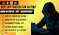 perform rest API penetration testing using owasp API security top 10 for you