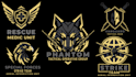 design tactical military logo, gaming emblem, and patch