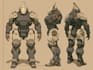 design sci fi mecha and robot concept art