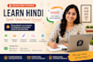teach hindi very fluent