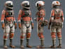 create retro mecha or scifi gundam art