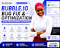 fix bubble io bugs, optimize performance and make your app responsive