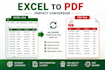 convert excel to PDF with accurate formatting