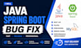 fix java spring boot bugs, rest apis and mysql issues