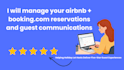 manage your airbnb reservations and guest communications
