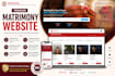 develop matrimony website and mobile app