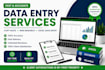 do copy paste, data entry and web research