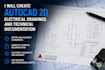 create electrical single line diagrams and autocad electrical drawings