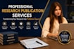 do research and publication work