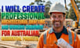 architectural drafting and working drawings for australian residential projects