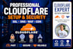 configure cloudflare SSL dns CDN firewall