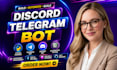 do discord bot telegram bot crypto trading bot ai chatbot python automation