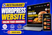 create a restaurant, bakery, or cafe website with online ordering