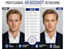 do professional headshot retouching and skin editing