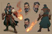 create a dnd art and d and d character for you