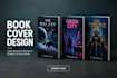 design fantasy sci fi and cyberpunk book covers for KDP