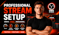 professionally set up and optimize obs for smooth, high quality streaming