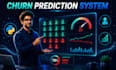 build a customer churn prediction model with an interactive dashboard