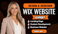 wix website redesign wix website design and redesign wix website development