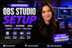setup obs studio for twitch, youtube, kick, and live streaming
