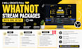 create a complete whatnot stream package with obs setup