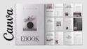 canva ebook design, workbook, lead magnet and ebook layout formatting