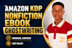 ghostwrite your nonfiction ebook for amazon KDP