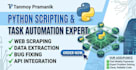 write custom python script and automation tools