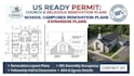 design church, school campus 2d floor plan renovation plan, expansion floor plan