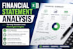 analyze financial statements and financial ratios