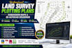 create land survey plotting plans, subdivision maps, and 2d autocad drawings