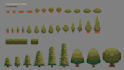 create premium pixel art object asset pack
