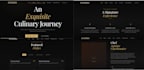 create a premium luxury restaurant website using nextjs