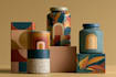 create professional packaging mockup and label design