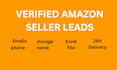 provide verified amazon seller leads and contact data