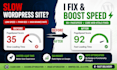 fix slow wordpress website and improve core web vitals fast