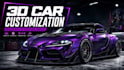 do 3d car customization, rims, wrap, mods, 3d car modeling