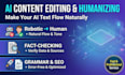 edit, fact check, and humanize your ai generated content