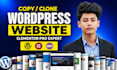 design copy clone duplicate responsive wordpress elementor website in 24hours