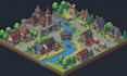 do isometric city builder isometric tileset and tilemap rpg assets game environm