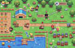 create 8bit 16bit pixel art tilemap tileset top down game map background