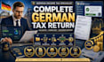 handle complete german income, tax return, document collection elster filing