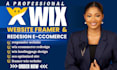 build wix website redesign build wix framer  ecommerce website design