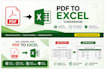 convert PDF to word or excel accurately and fast