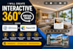 create interactive 360 virtual tours using 3dvista and pano2vr